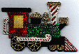 FREE Candy Cane Railroad Pattern