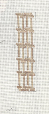 Golf Tees Bookmark Needlepoint Canvas - 18 ct - 75% off