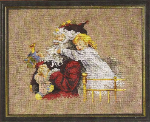 Santa and Child Cross Stitch Kit - 40% OFF