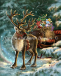 Enchanted Christmas Reindeer Cross Stitch Pattern - 40% OFF