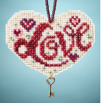 Love Counted Glass Bead Kit with Charm - 40% OFF