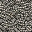 MH03008*Antique Glass Seed Beads -Pewter - 3 packs