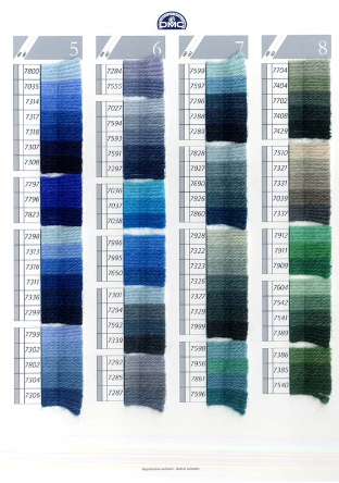 DMC Colbert Wool 486 - 7727 - 7 Skeins DMC Colbert Wool 486 - 7727 - 7 Skeins