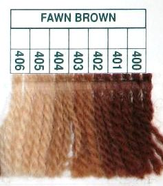 401 - 8 Knots - Fawn Brown Paternayan