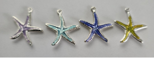 Star Fish Charm - Light Assortment - 30 charms