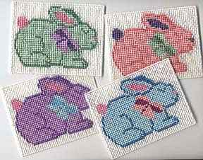 FREE Easter Bunny Coaster Pattern
