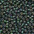 MH18831*Glass Beads Sz 8 -Golden Emerald - 3 packs
