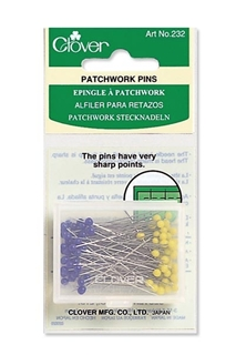 Pins - Patchwork Pins - Glass Heads 2 sets of 100