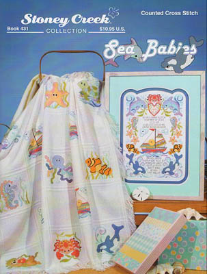 Sea Babies Cross Stitch Pattern - 40% OFF Sea Babies Cross Stitch Pattern - 40% OFF