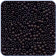 MH02050-Glass Seed Beads - Matte Chocolate - 4 packs (SKU: MH02050-4)
