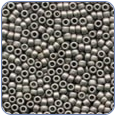 MH03008*Antique Glass Seed Beads -Pewter - 5 packs