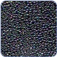 MH40374*Petite Glass Seed Beads - Black Rainbow - 4 packs (SKU: MH40374-4)
