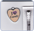 I Love Candy Charm - 9 charms