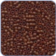MH62023*Frosted Glass Seed Beads -Root Beer - 2 packs