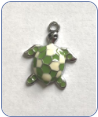 Turtle Charm- Green - 12 charms