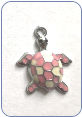 Turtle Charm- Pink - 18 charms