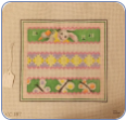 Bunny and Butterflies Needlepoint - 13 ct - 75% off