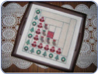 Christmas Log Cabin Quilt Square - 40% OFF