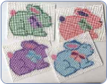 FREE Easter Bunny Coaster Pattern