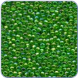 MH00167*Glass Seed Beads -Christmas Green - 3 packs