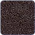 MH42038*Petite Glass Seed Beads - Matte Chocolate - 4 packs (SKU: MH42038-4)