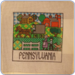 Pennsylvania Needlepoint Canvas - 12 count - 75% off