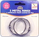Rings - DMC1.5 Inch Metal Ring - 2 packs