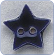 Very Small Blue Star Button - 4 Buttons